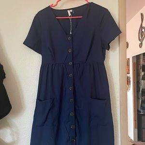 Pink Blush Maternity Dress